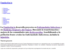 Tablet Screenshot of fundacionio.org